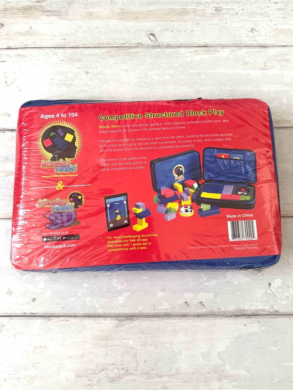 NEW! Children’s Blocks Rock Brain Development Educational Games Building Block - Picture 2 of 2